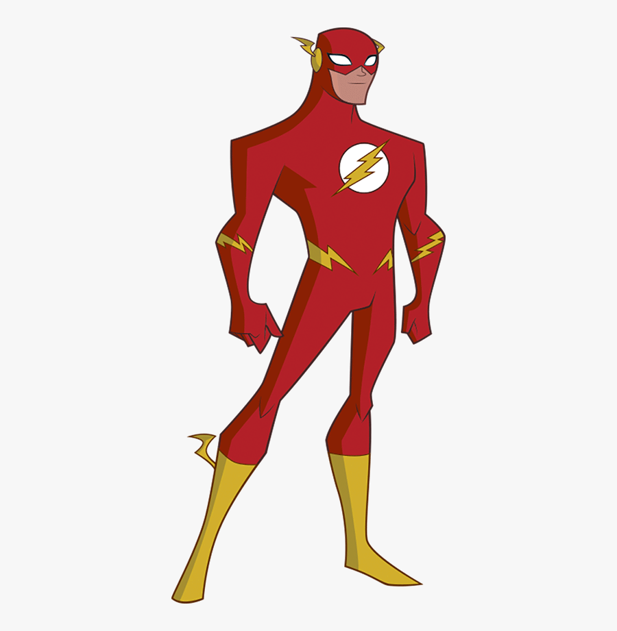 The Flash Clipart Superhero Character - Justice League Action Heroes, Transparent Clipart