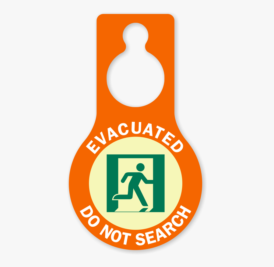 Earthquake Vector Drill Image Freeuse Download - Fire Evacuation Room Empty Sign, Transparent Clipart