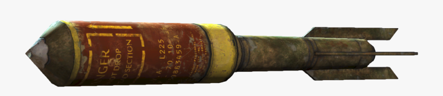 Clip Art Fallout 4 Missile - Rifle, Transparent Clipart