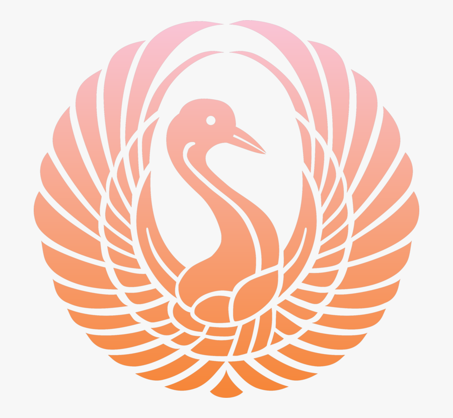 Line Art,water Bird,chambered Nautilus - Grey Crowned Crane Icon, Transparent Clipart