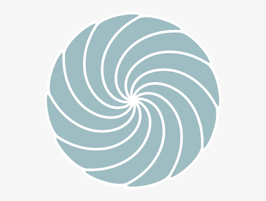 Blue Grey Spiral Svg Clip Arts - Spiral Svg, Transparent Clipart