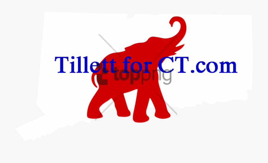 Republican Elephant Png - Thai Elephant, Transparent Clipart