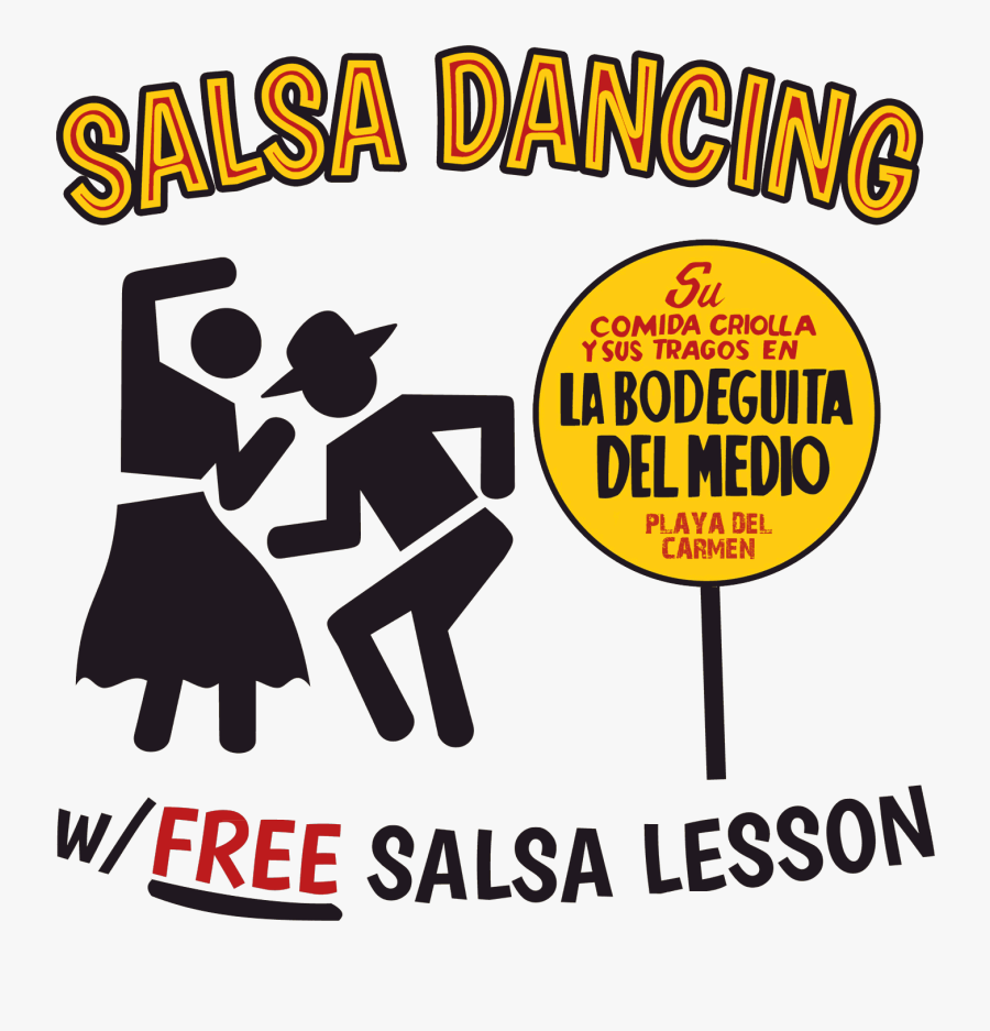 Clip Art Salsa Lessons On Nights - La Bodeguita Del Medio, Transparent Clipart