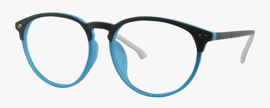 Tr8211 Black/blue Cheap Glasses - Black And Blue Glasses, Transparent Clipart