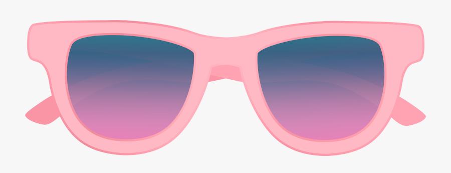 Glasses Clipart Pink - Light Blue Glasses Png, Transparent Clipart