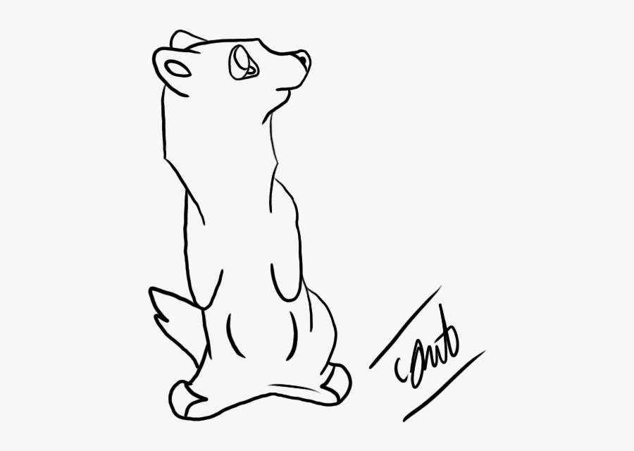 Collection Of Free Otter Drawing Part Download On Ui - Line Art, Transparent Clipart