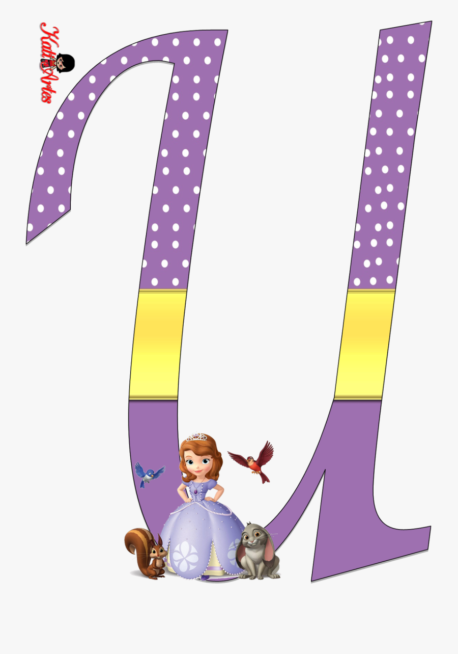 Disney Princess Alphabet Letters, Transparent Clipart