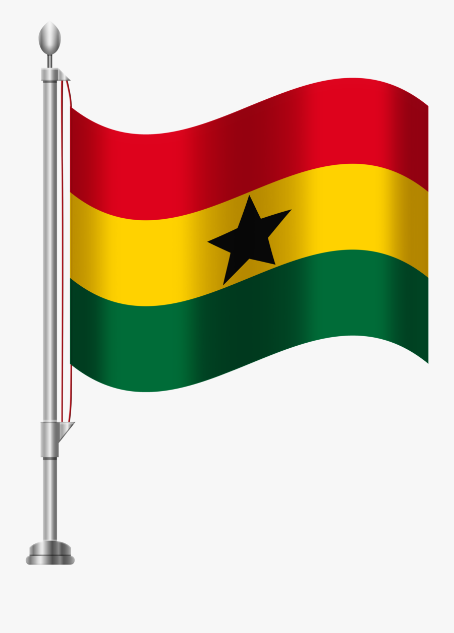 Ghana Flag Png Clip Art Clipart Image - Dominican Republic Flag Clipart, Transparent Clipart