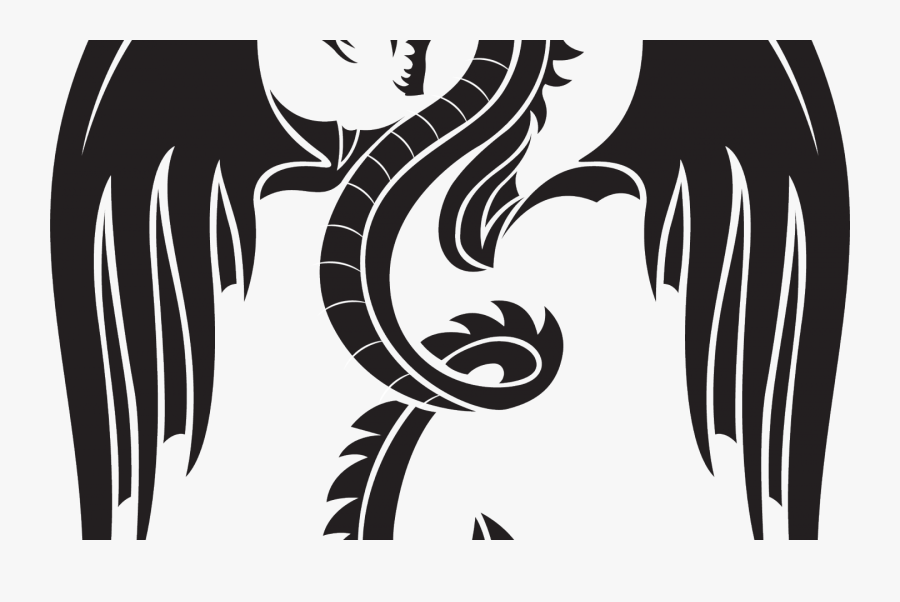 Dragon Tattoos Clipart Transparent Background - Dragon Logo No Background, Transparent Clipart