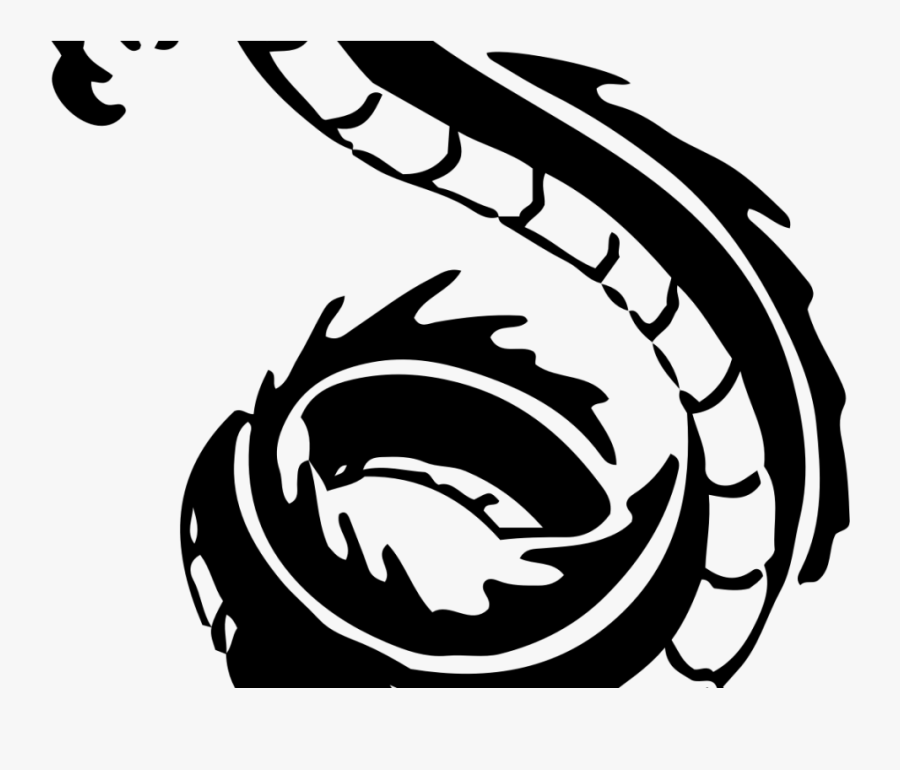 Dragon Image Transparent Background Clipart , Png Download - Tribal Tattoo No Background, Transparent Clipart