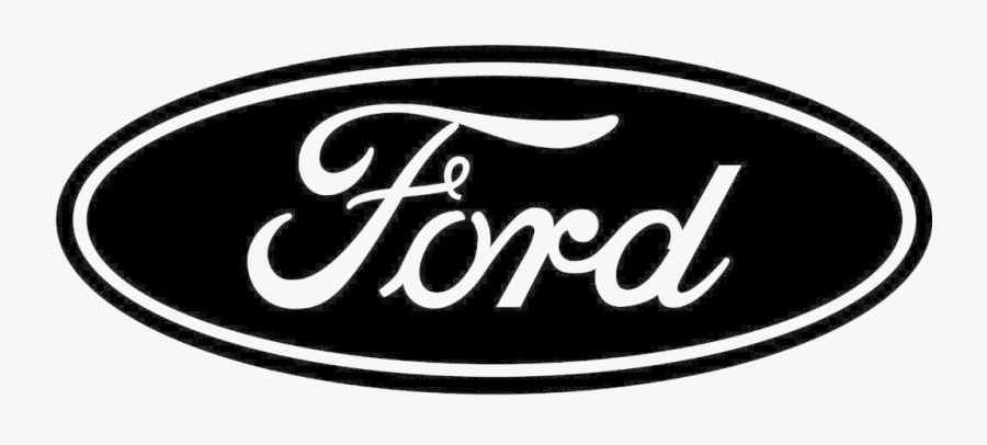 Ford Logo Png Hd - Black And White Ford Logo Vector, Transparent Clipart