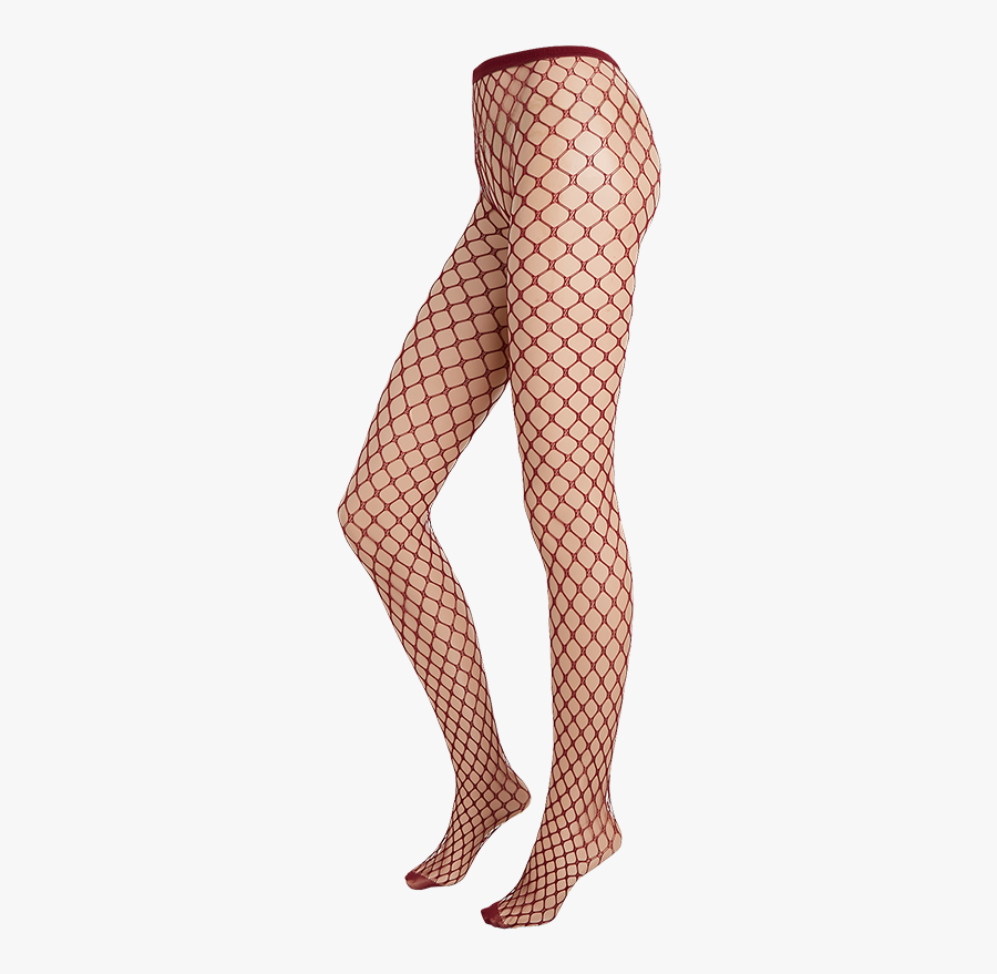 Clip Art Red Fishnet Tights - Tights, Transparent Clipart