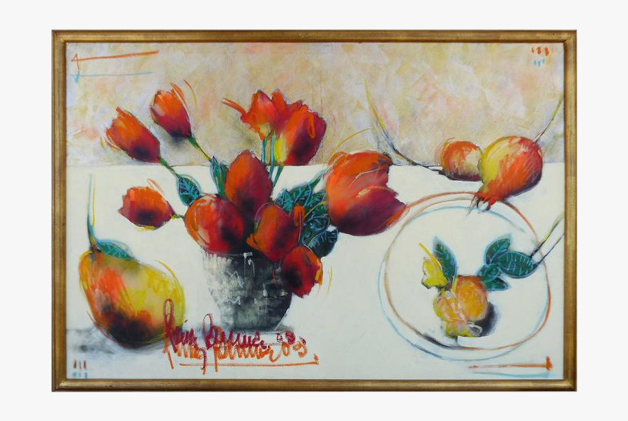 Clip Art Modern Still Life - Tulip, Transparent Clipart