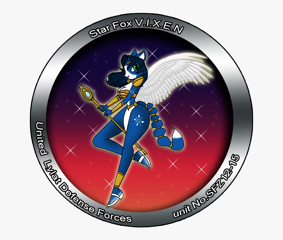 Star Fox Valkyrie/vixen Decal Insignia - Cartoon, Transparent Clipart