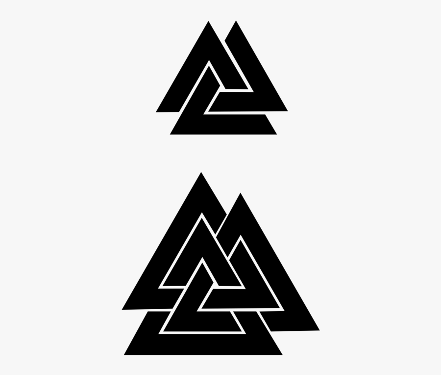 Triangle,symmetry,angle - Nine Noble Virtues Symbol, Transparent Clipart