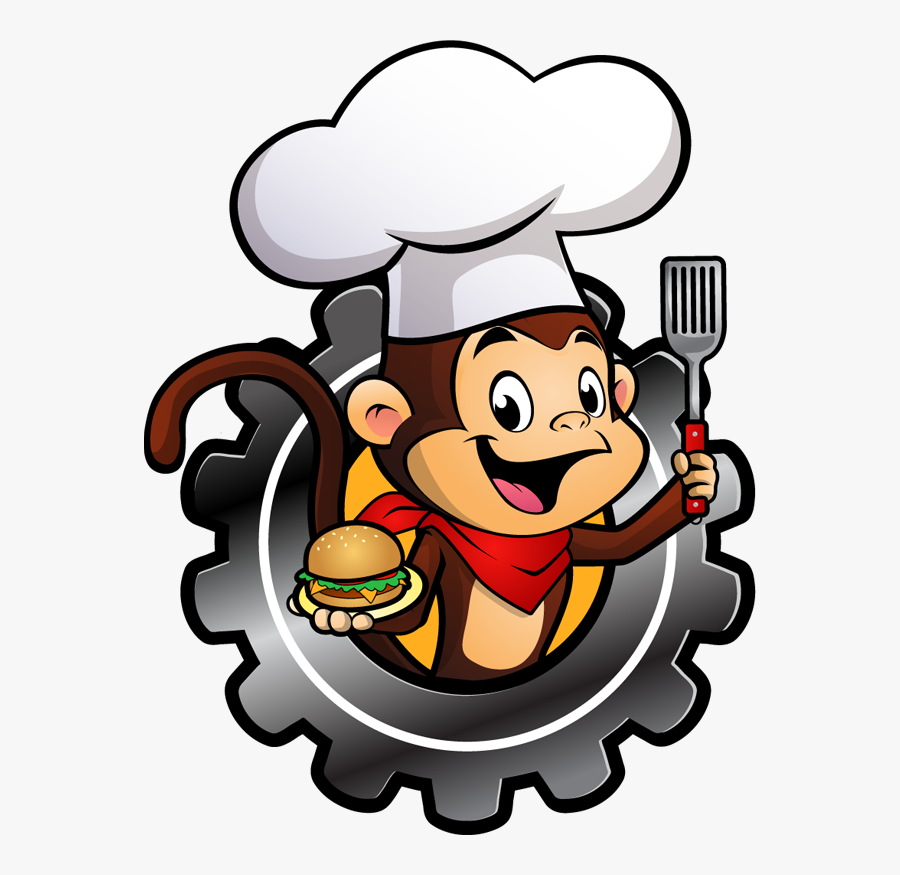 Spanky's Food Factory Mascot, Transparent Clipart