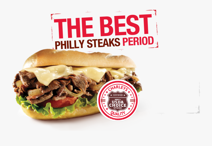Charlies Philly Steak, Transparent Clipart