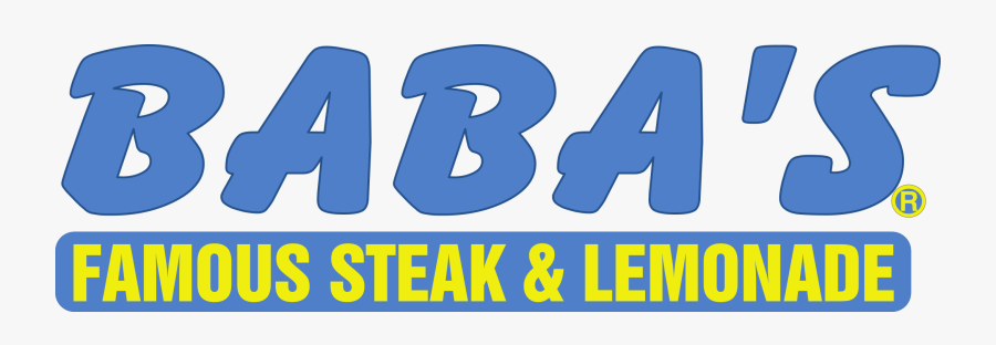 Baba's Famous Steak And Lemonade Logo, Transparent Clipart