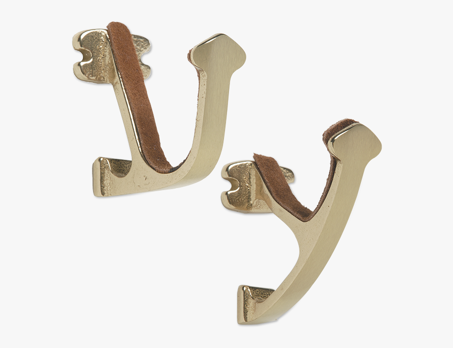 Solid Brass Gun Display Hangers - Hoppes N 1004, Transparent Clipart