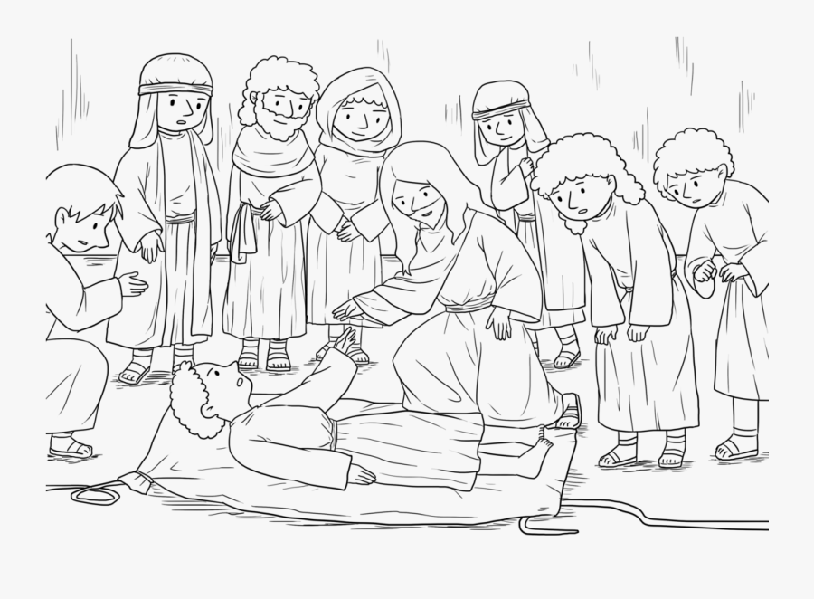 Standing,line Art,head - Line Art, Transparent Clipart