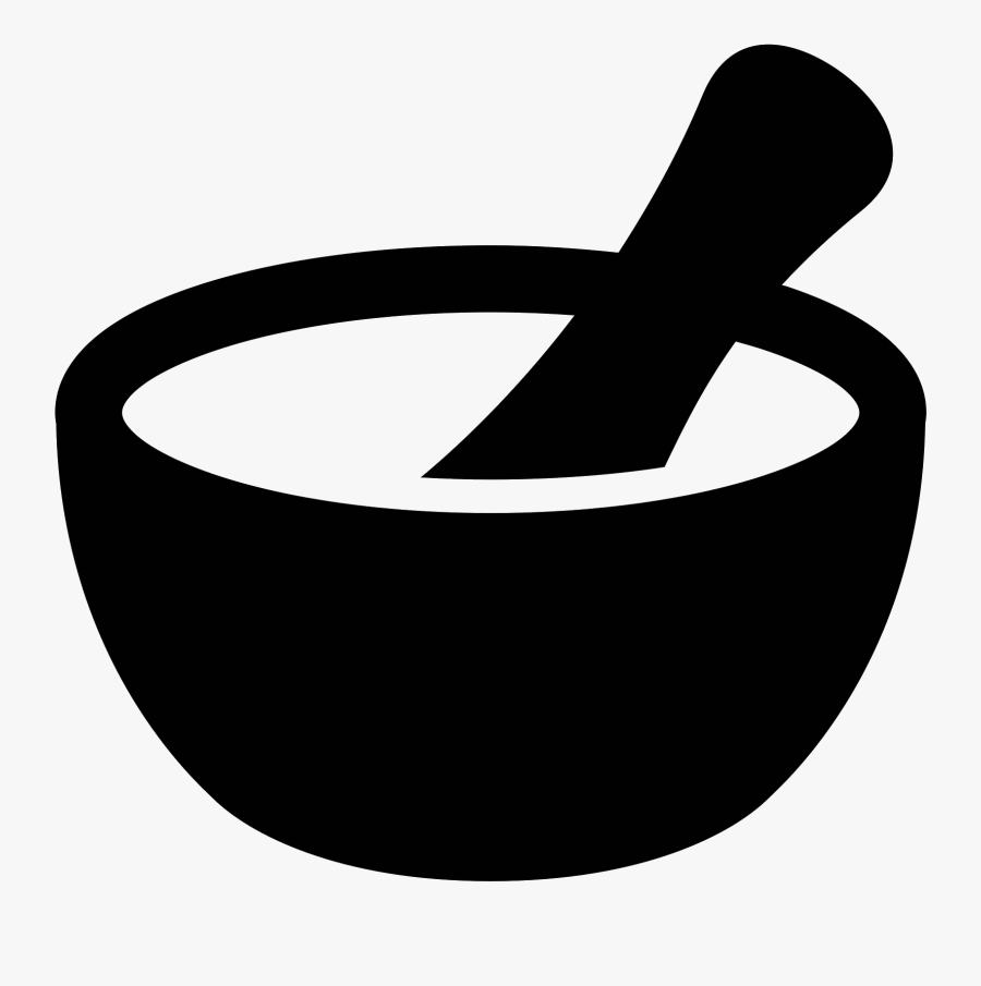 Ayurveda Symbol Frames Illustrations - Mortar Pestle Icon, Transparent Clipart