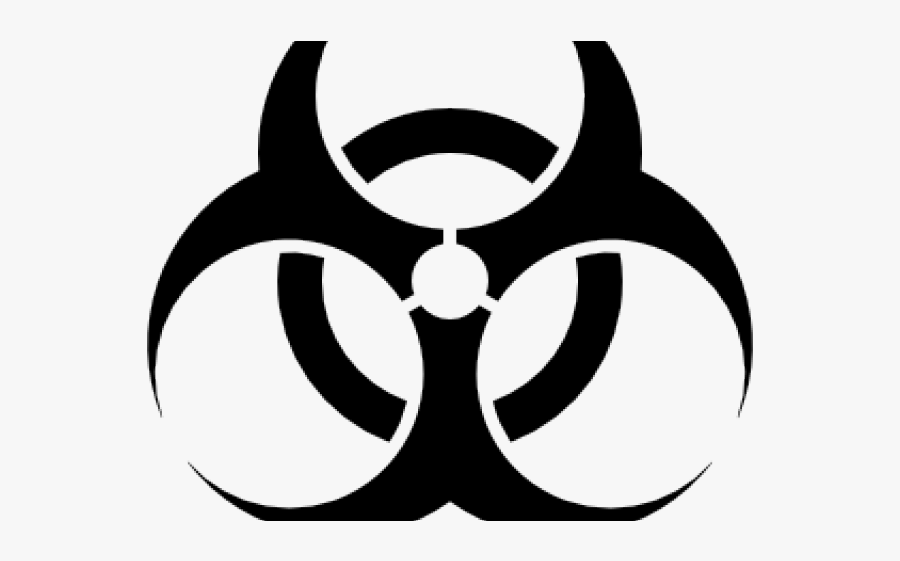 Biohazard Symbol, Transparent Clipart