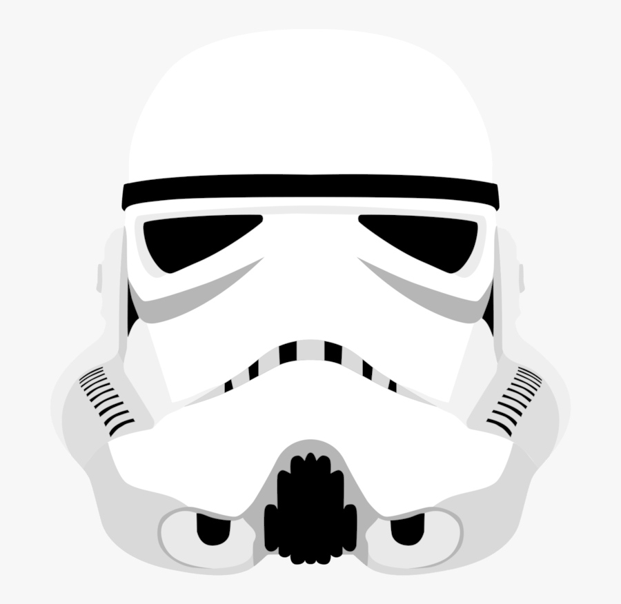 Star Wars Stormtrooper Helmet - Logo Adidas Star Wars, Transparent Clipart