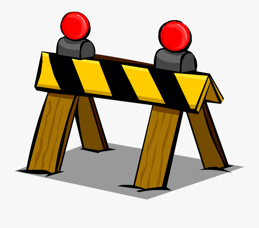 Club Penguin Construction Clipart , Png Download - Barrier Clipart Transparent Background, Transparent Clipart