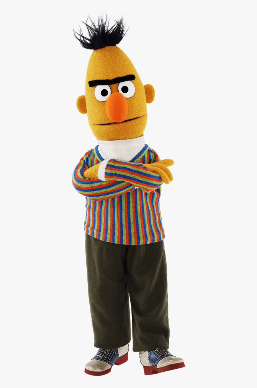 Sesame Street Bert Frowning - Sesame Street Bert, Transparent Clipart