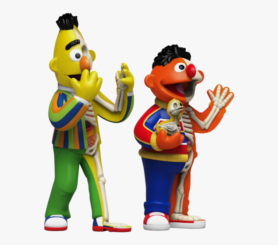Bert & Ernie, Transparent Clipart