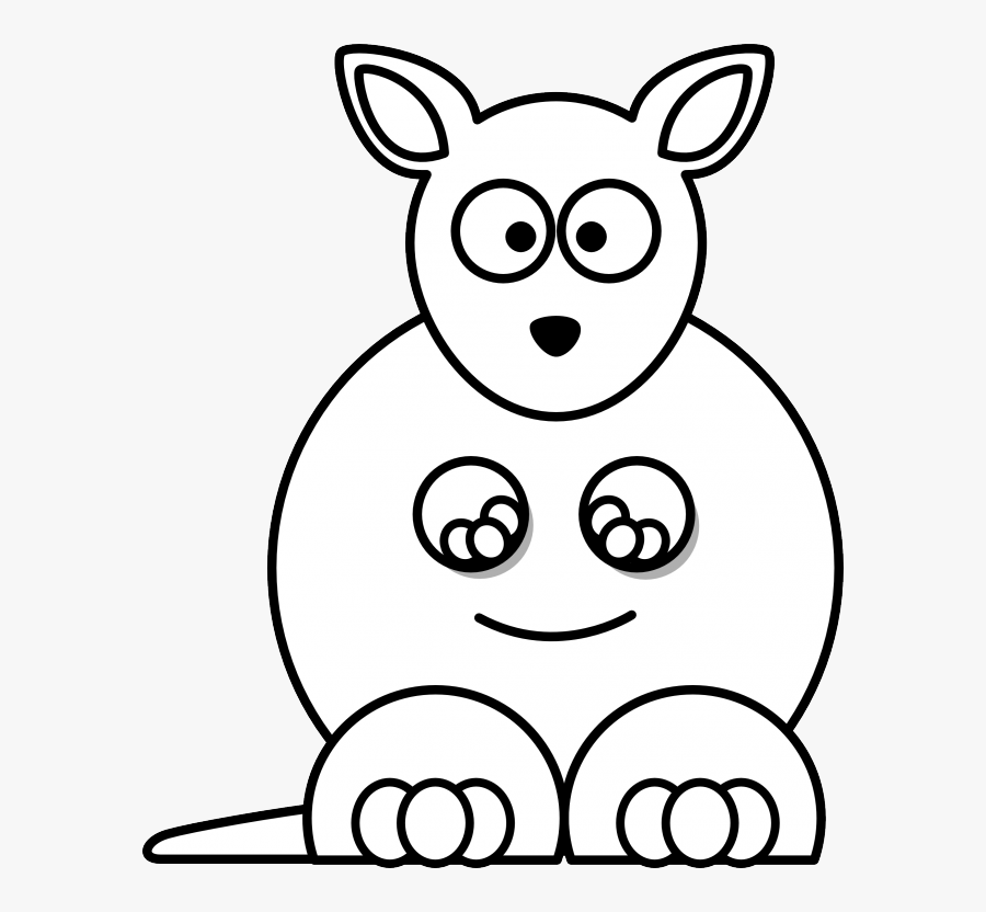 Black And White Animals Cartoon, Transparent Clipart