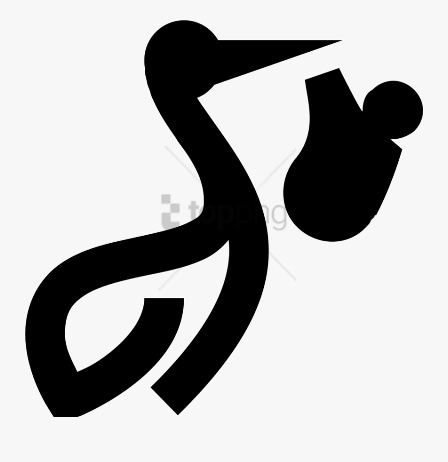 Free Png Stork With Bundle Icon Clipart , Png Download, Transparent Clipart