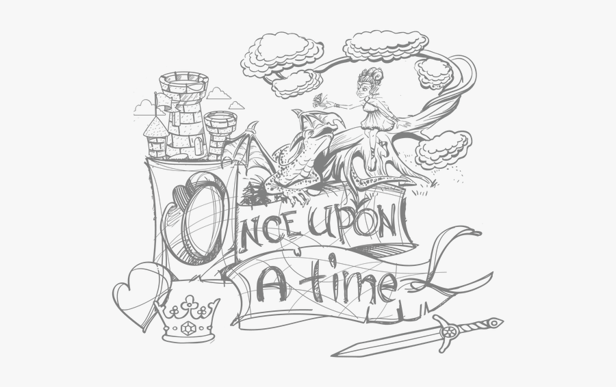 Poland The Wawel Dragon - Fairytale Clipart Black And White, Transparent Clipart