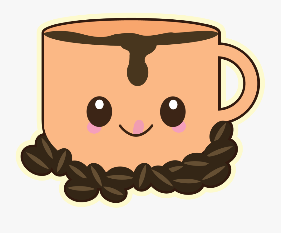 Dibujos Kawaii De Cafe, Transparent Clipart