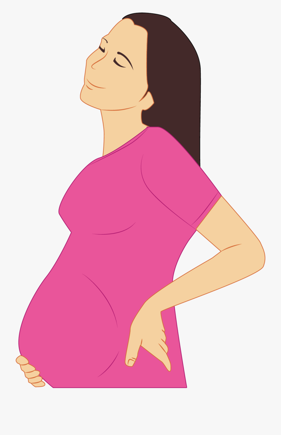 Pregnant Woman Transparent Background, Transparent Clipart
