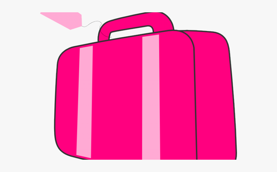 Open Suitcase Clipart - Pink Suitcase Clipart, Transparent Clipart