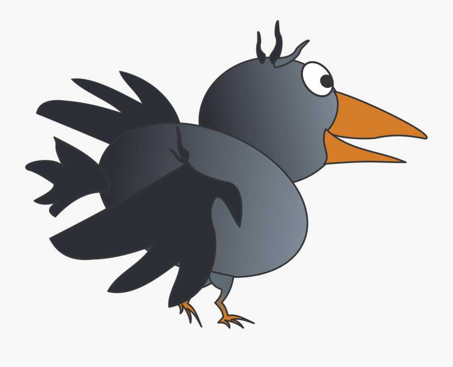Collection Of Free Raven - Птица Рисунок Пнг, Transparent Clipart