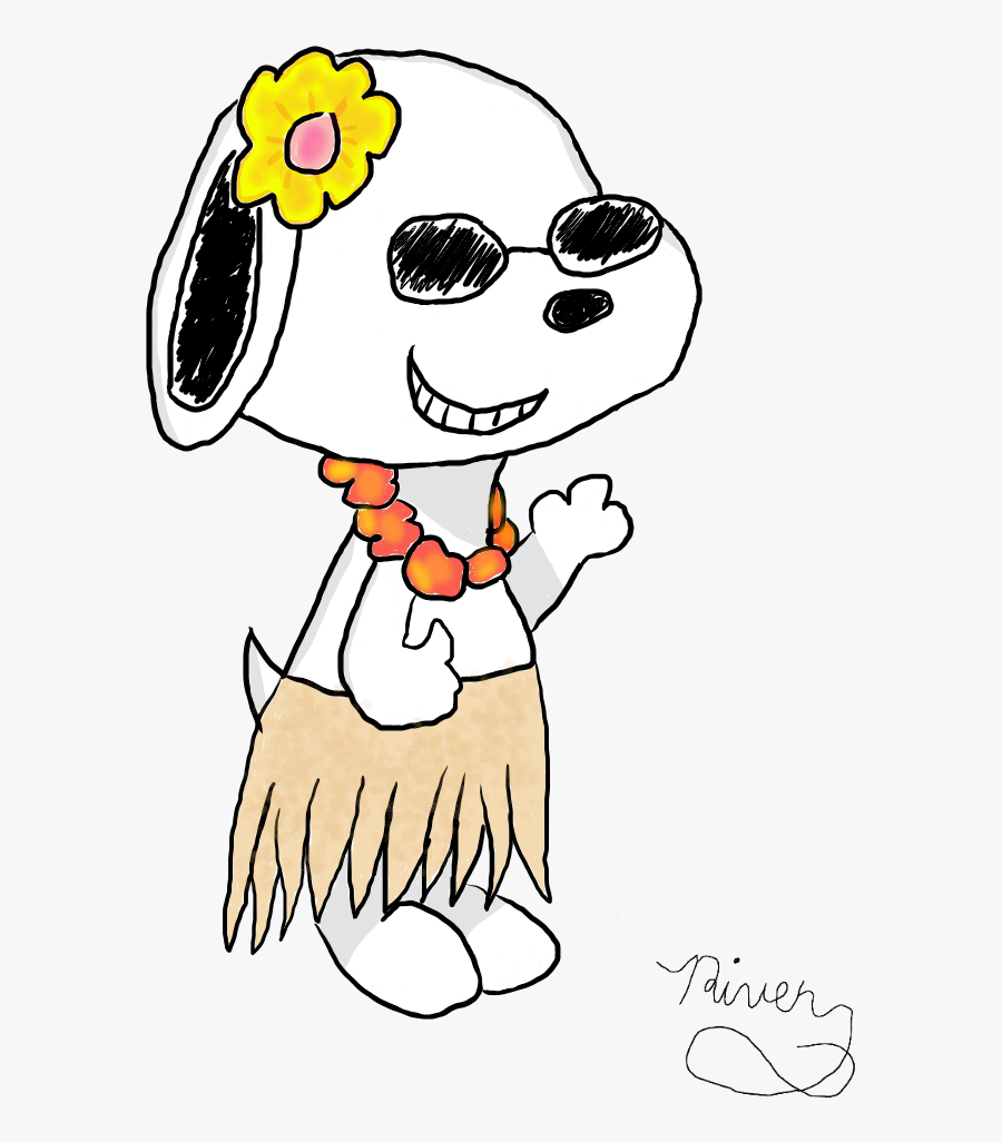 Snoopy The Beagle By Riverofchaos - Cartoon, Transparent Clipart