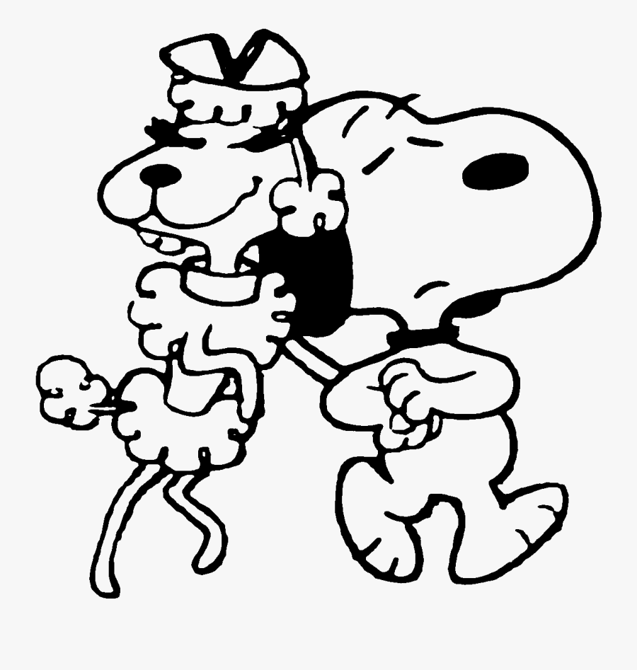Snoopy E Fifi, Recém-casados - Snoopy Casado, Transparent Clipart