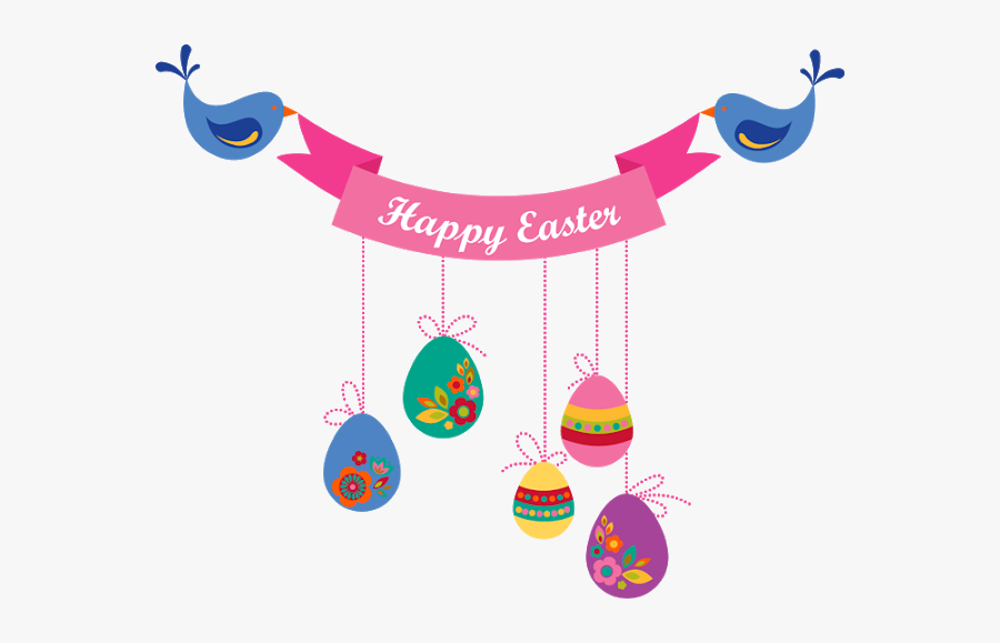 Happy Easter Vector Png, Transparent Clipart