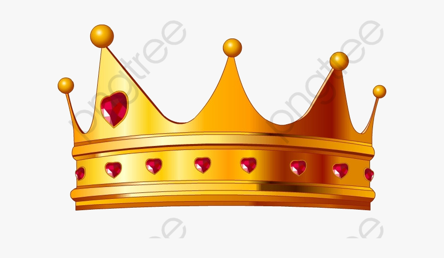 Beautiful Crown - Gold Queen Crown Drawing, Transparent Clipart