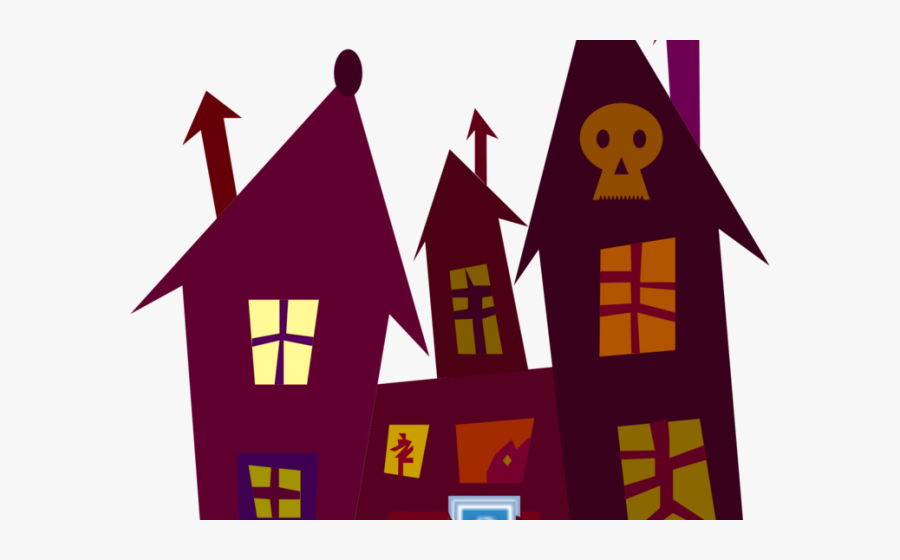 Haunted House Drawing, Transparent Clipart