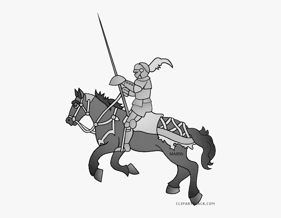 Vector Knight Horseback - Knight On Horse Transparent, Transparent Clipart