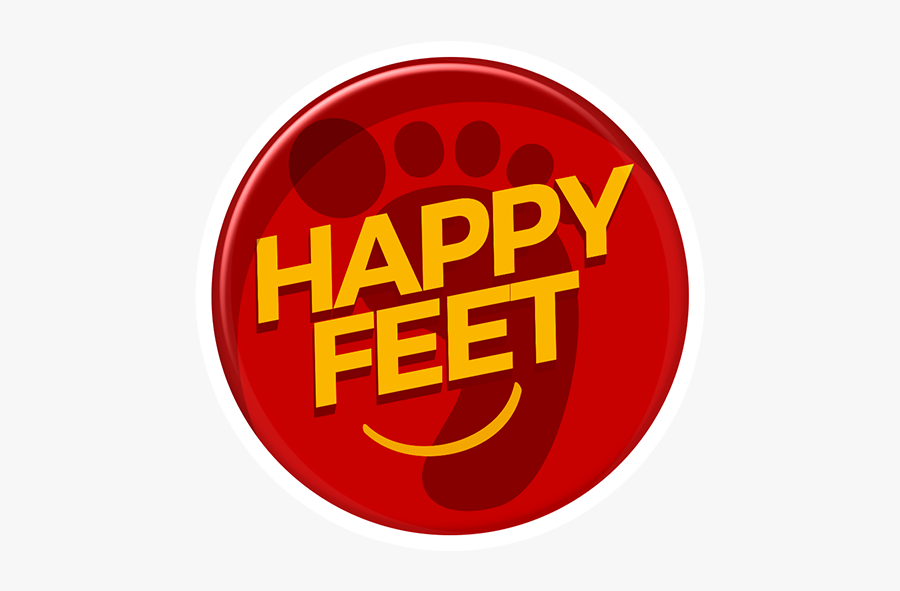 Happy Feet Logo Png - Circle, Transparent Clipart