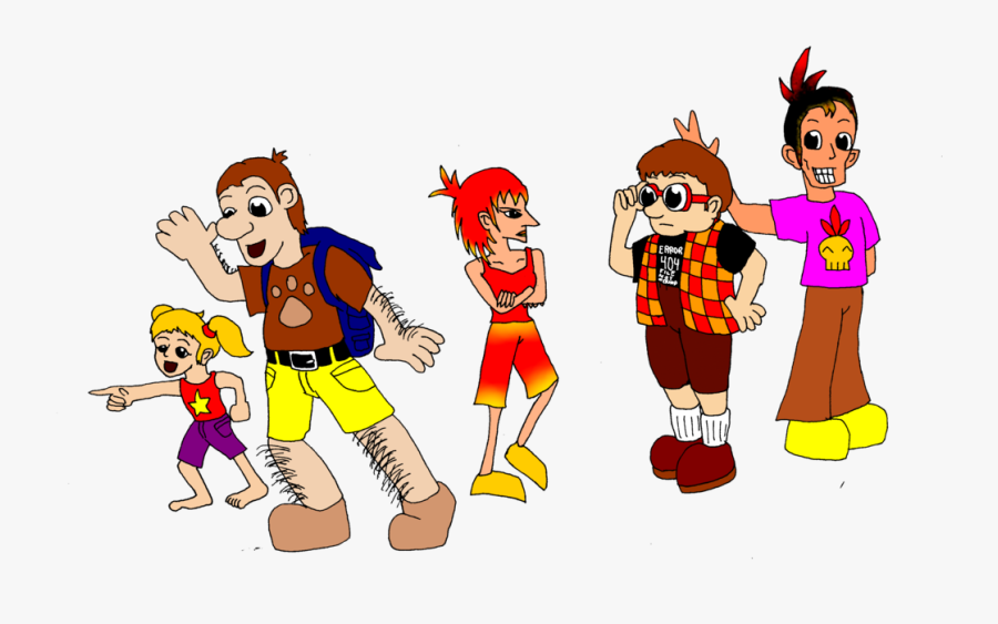 Kazooie Humans By Mortimermcmirestinks - Banjo Tooie Kazooie Human, Transparent Clipart