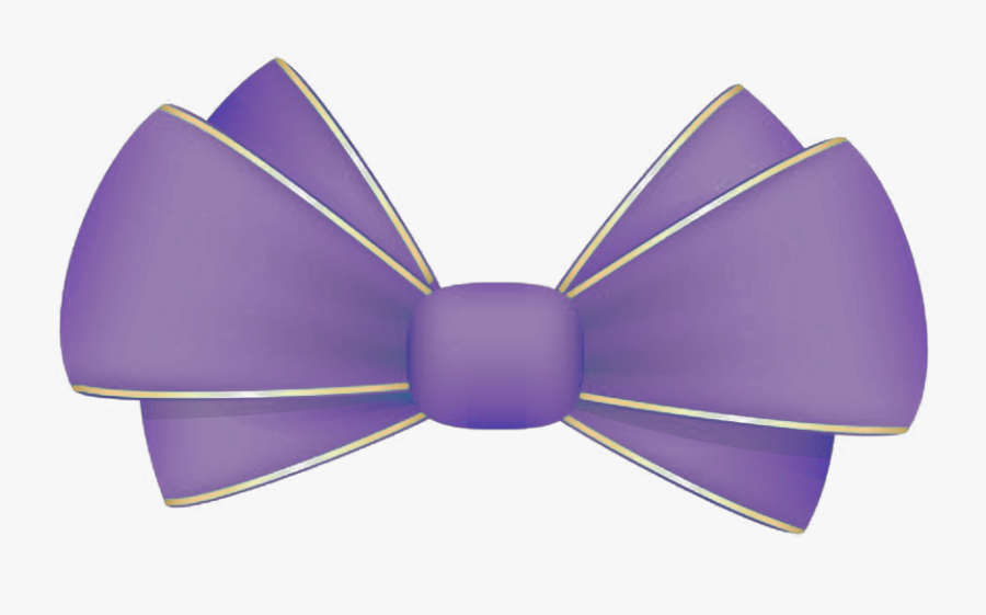 Bow Tie Purple - Satin, Transparent Clipart