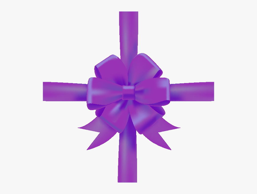 Free Purple Ribbon Vector, Transparent Clipart