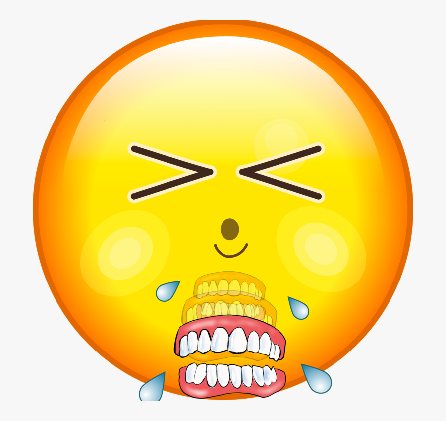 Emoji With False Teeth - Emojis With No Teeth, Transparent Clipart