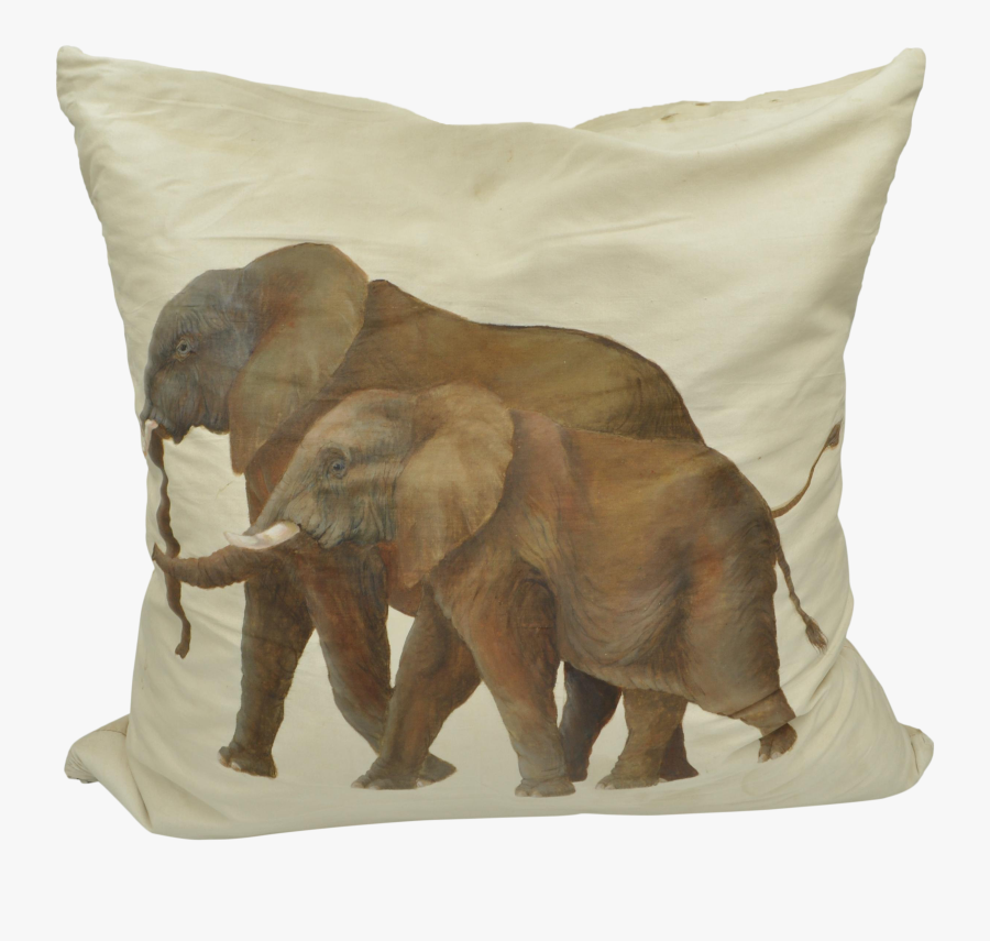 Clip Art Silk Elephant - Cushion, Transparent Clipart