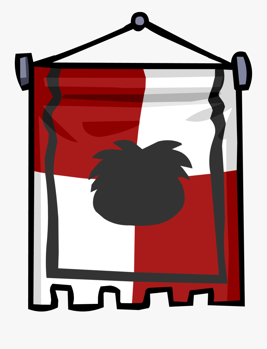 Ye Olde Red Banner Clipart , Png Download - Club Penguin Ye Olde Banner, Transparent Clipart